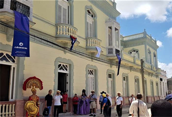 Ré-ouverture de l'hôtel Palacio Arenas Armiñan, considéré comme une des 7 merveilles d'architecture de la province, le 15 mai 2018 © Nelvega, EcuRed 