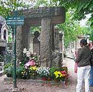 La tombe d'Allan Kardec au cimetière Père-Lachaise à Paris